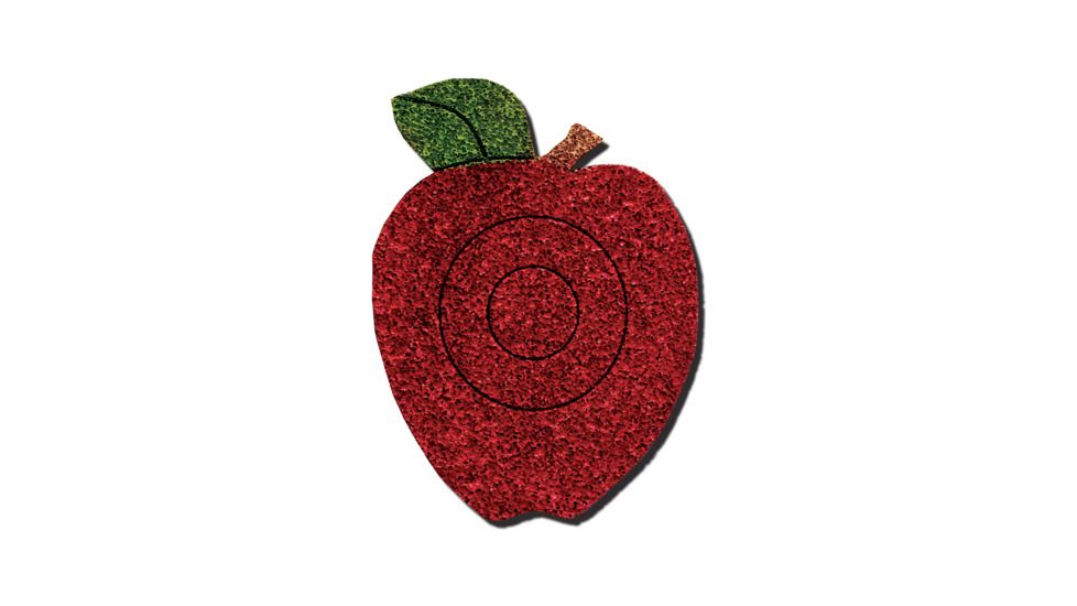 Oncore Targets Apple Self-Healing Archery Target, Red/Green, Small, AP1