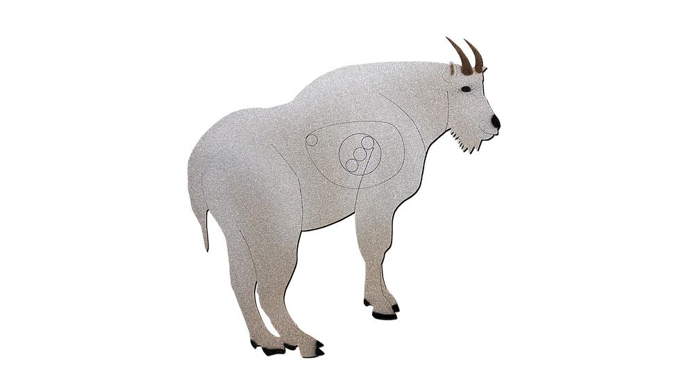 Oncore Targets Mountain Goat Self-Healing Archery Target, White/Brown, Medium, RH2