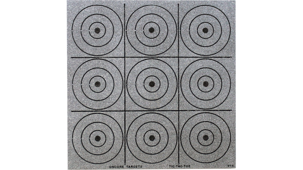 Oncore Targets Tic Tac Toe Self-Healing Archery Target, Grey, Medium, ST-5