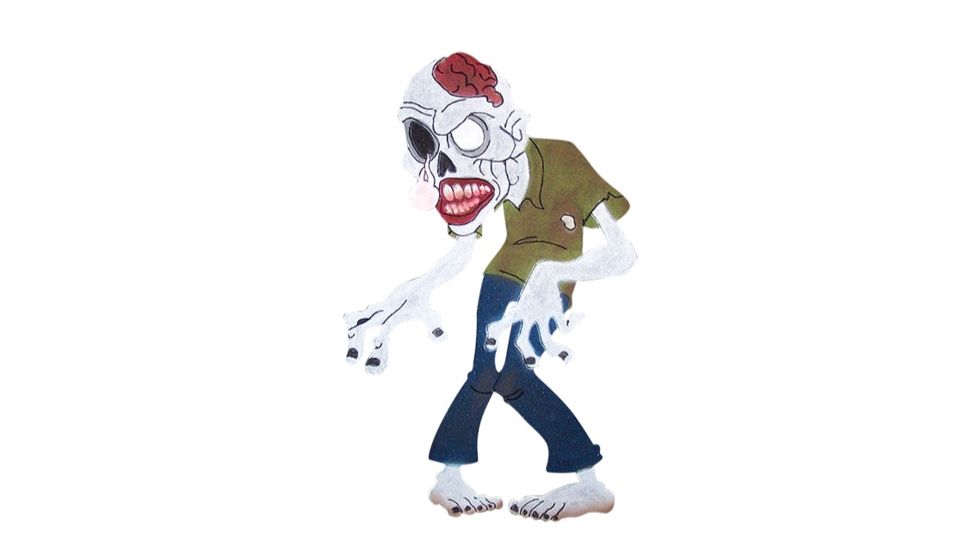 Oncore Targets Zombie Self-Healing Archery Target, Father, Gray, Red, Blue, Brown Z5
