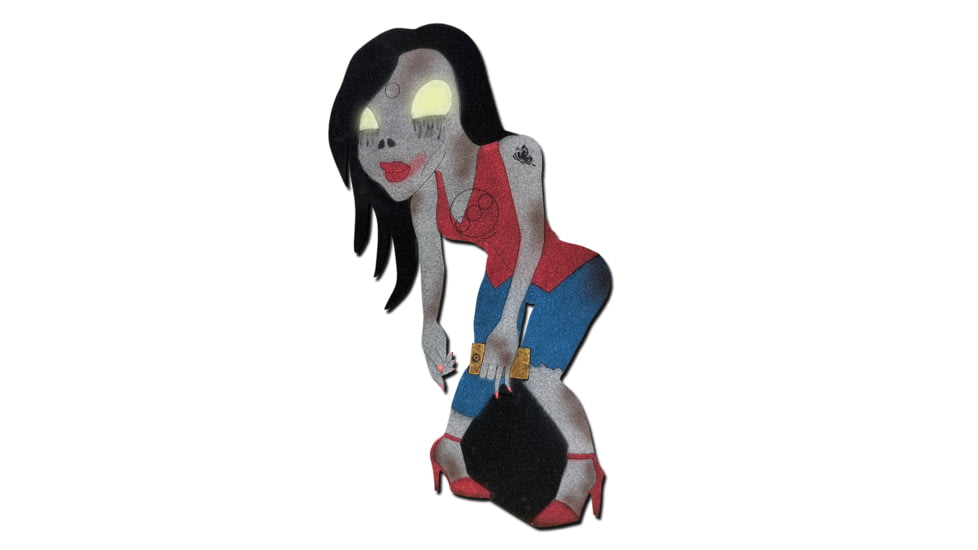 Oncore Targets Zombie Self-Healing Archery Target, Mom, Gray/Red/Blue/Brown, Large, Z6