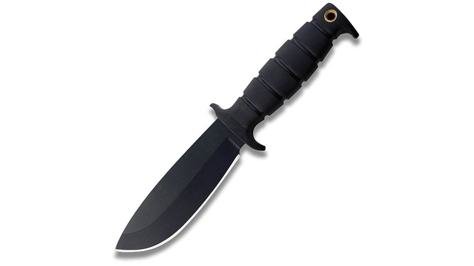 Ontario Knife Gen II SP47 Fixed Blade Knife, Black Kraton Handle, Black Blade, Plain OK8547