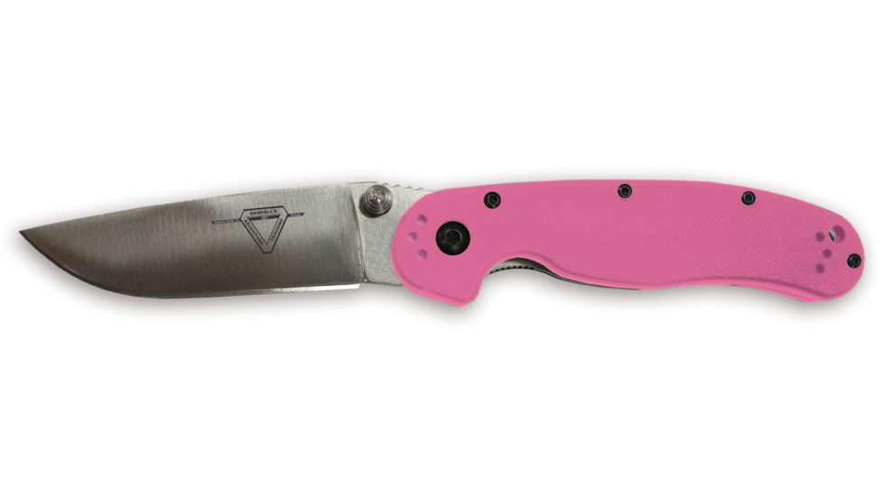 Ontario Knife RAT Model II Folding Knife, Spear Point, Pink Handle OK8862