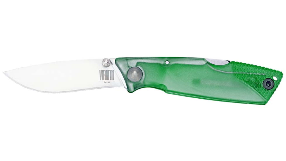 Ontario Knife Wraith Ice Series Terrain Folding Knive, 2.6in, Stainless Steel, Plastic, 8798GR