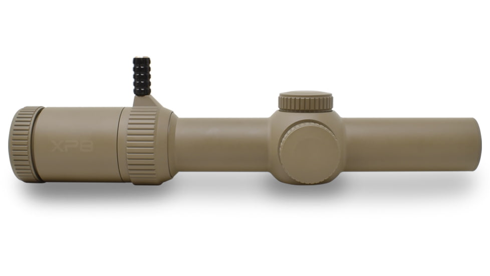 Atibal OPMOD XP8 Mirage Exclusive Rifle Scope w/ Rapid View Lever, 1-8x24mm, 30mm Tube, Second Focal Plane, TDR BDC Reticle, FDE, AT-XP8-OPMOD-S