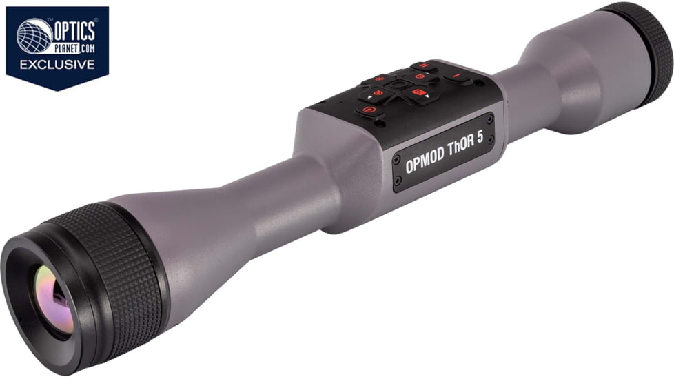 ATN OPMOD Thor 5 3-24xvSmart HD Thermal Imaging Rifle Scope, 640x480, 12 Micron, w/ High Quality Quick Detach Mount, Wolf Grey, TIWST5635OPWG