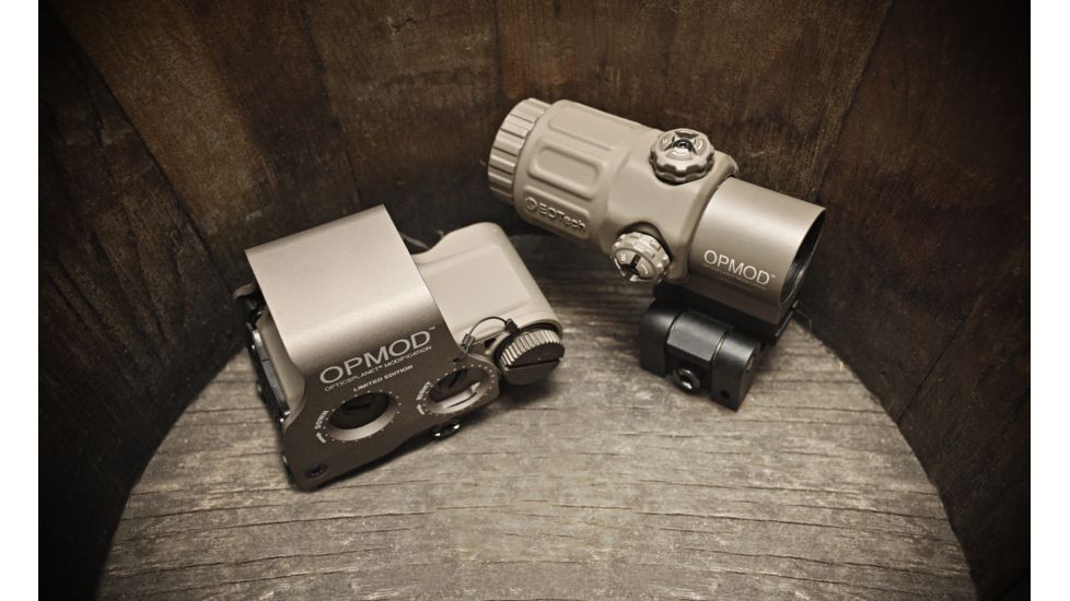 OPMOD EOTech EXPS2-0 Green Reticle Holographic Hybrid Sight w/ G33 Magnifier,STS Mount,Tan, HHS-GRN-OP