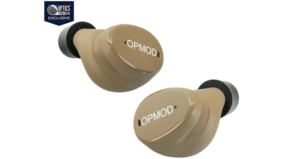 ISOtunes Sport OPMOD CALIBER True Wireless Tactical Earbuds With Bluetooth, 25 NRR, FDE, Universal, IT-17OPMO