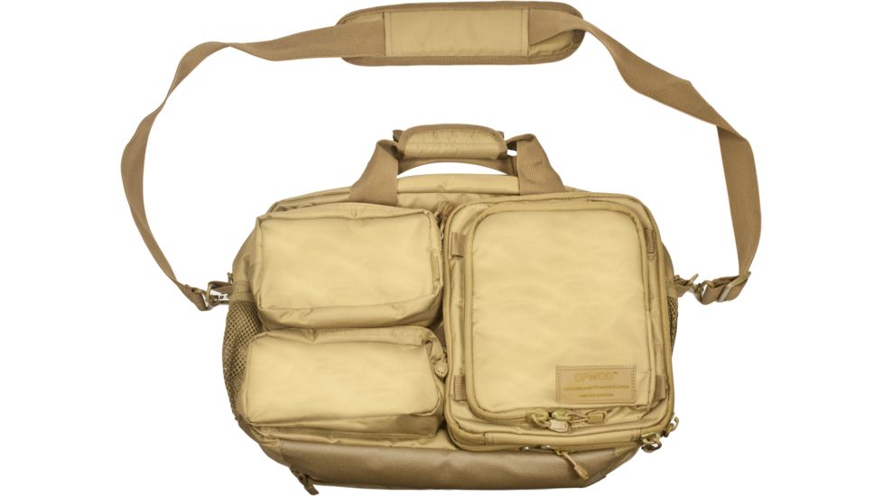 OPMOD MCS 1.0 Modular Brief Case, front view, Coyote