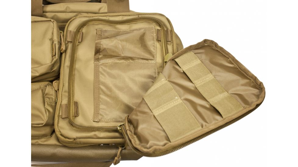 OPMOD MCS 1.0 Modular Brief Case, tablet bag section open, Coyote