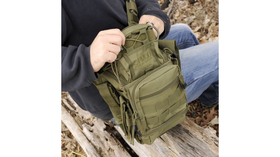 OPMOD P.A.C. Utility Bag w/7 Compartments - Green OPMOD-1STGREEN