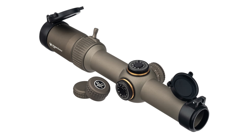 Vortex OPMOD Strike Eagle Limited Edition Rifle Scope, 1-6x24mm, 30 mm Tube, Second Focal Plane, AR-BDC3 Reticle, Hard Anodized, FDE, SE-1624-2OP