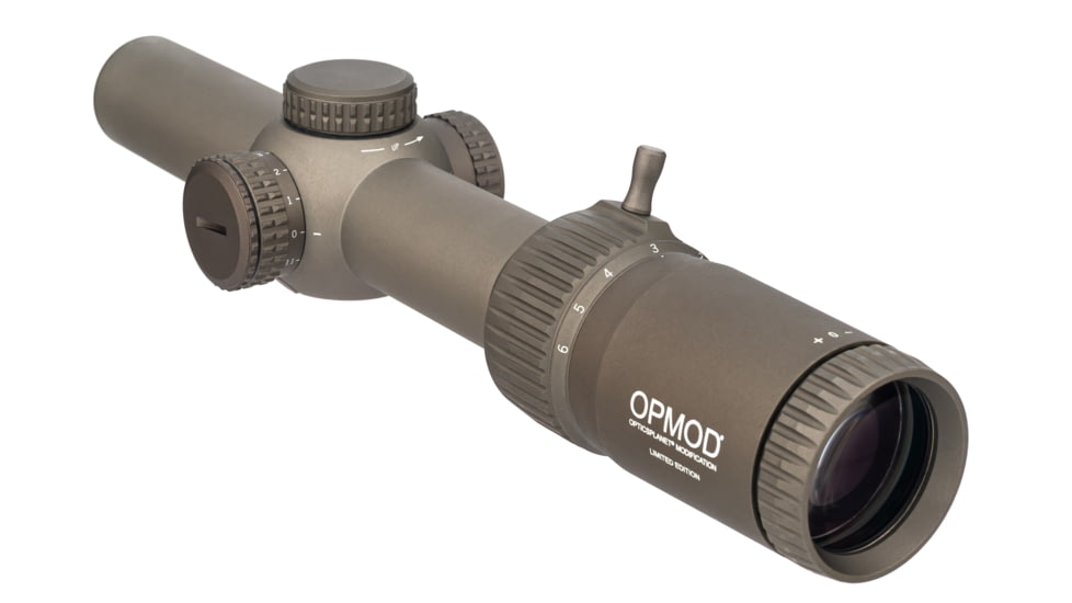 Vortex OPMOD Strike Eagle Limited Edition Rifle Scope, 1-6x24mm, 30 mm Tube, Second Focal Plane, AR-BDC3 Reticle, Hard Anodized, FDE, SE-1624-2OP