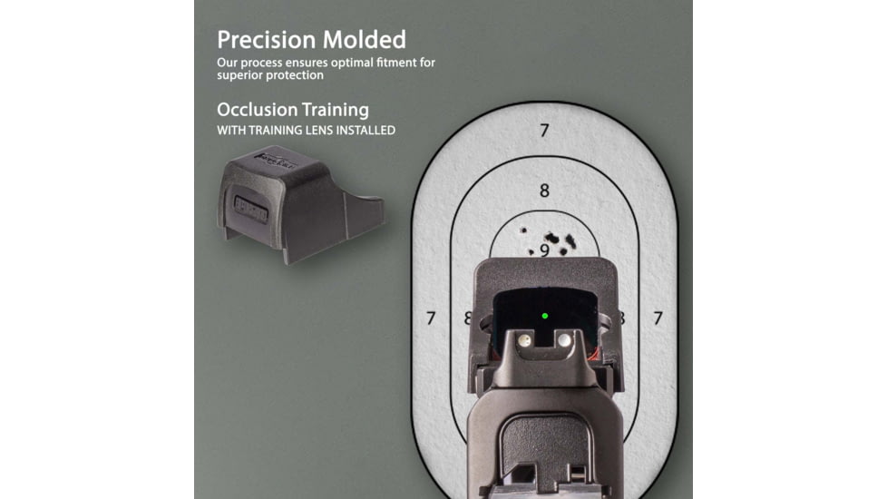 OpticGard Scope Cover For Holosun SCS MP2, Black, OGHSCSMP202