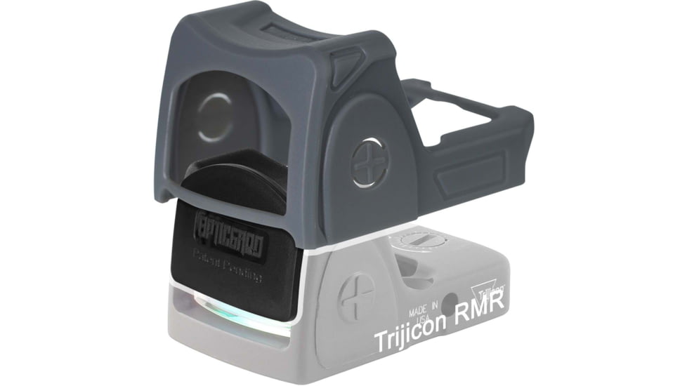 OpticGard Scope Cover for Trijicon RMR, Gunmetal Gray, OGTR27