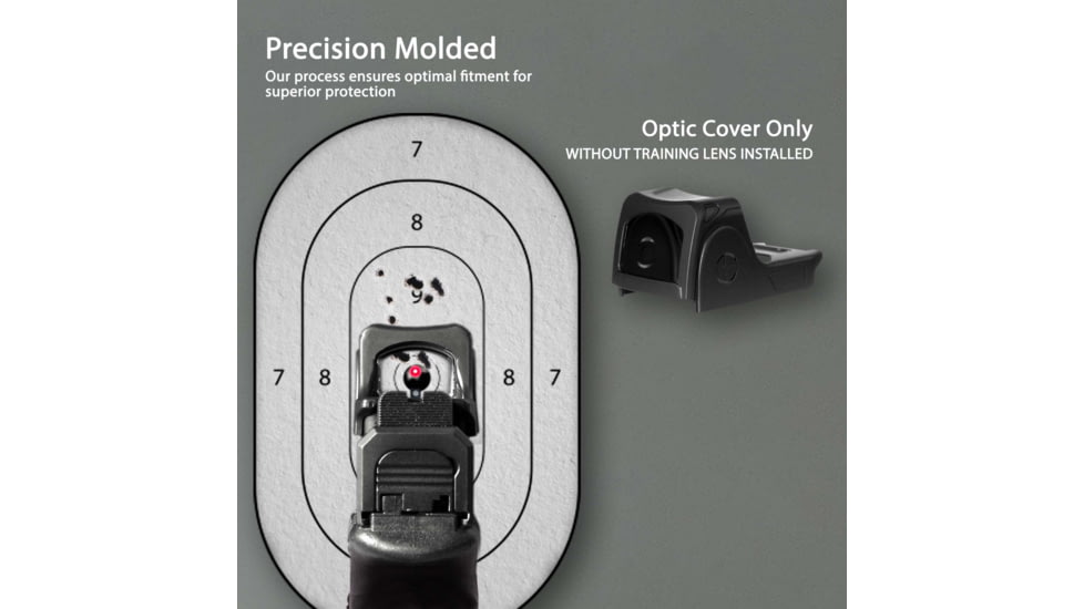 OpticGard Scope Cover for Trijicon RMRcc, Black , OGTRC02