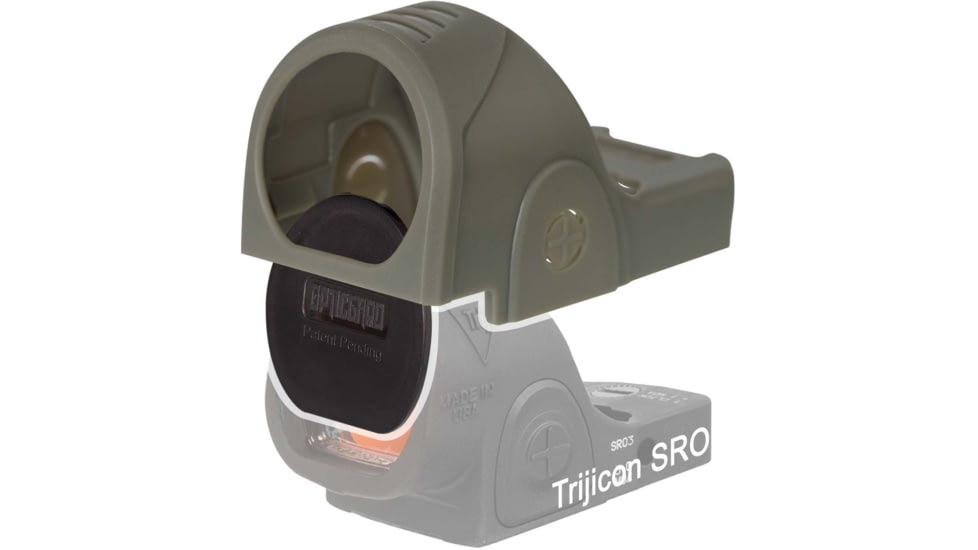 OpticGard Scope Cover for Trijicon SRO, OD Green, OGTS21