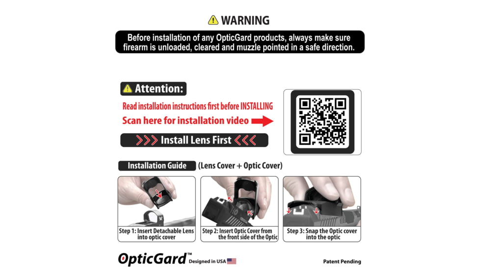 OpticGard Vortex Venom Scope Cover, Gunmetal Gray, OGVV27