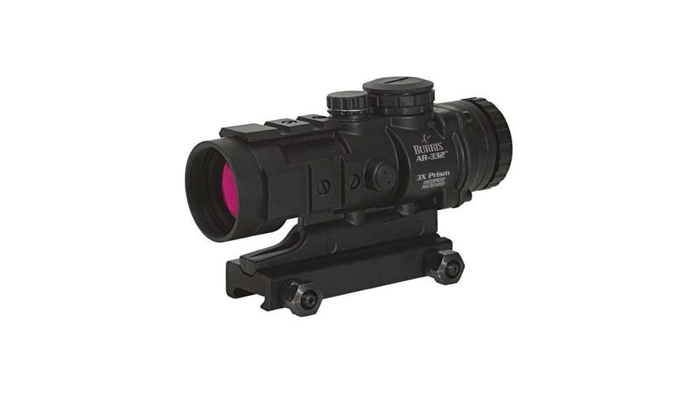 OpticsPlanet Exclusive Burris AR-332 3x32mm Prismatic Red Dot Sight, Ballistic CQ Reticle, Black 300208