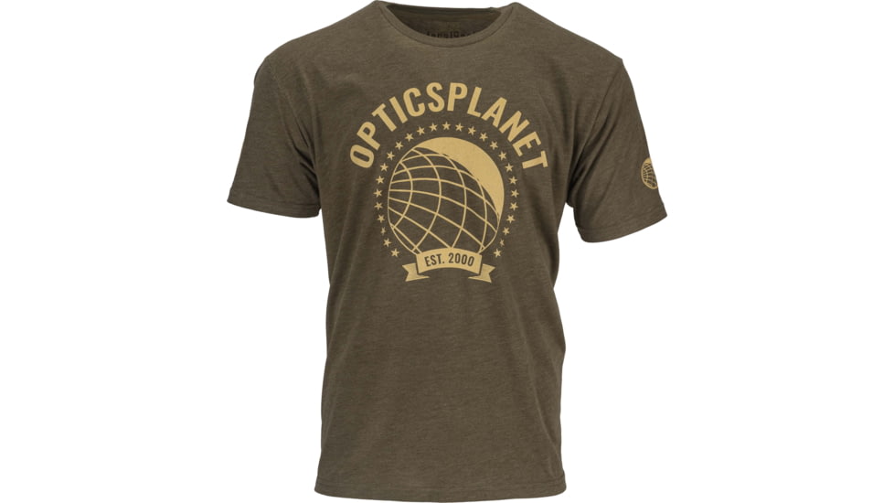 OpticsPlanet Exclusive Est. 2000 Limited Edition T-Shirt - Men's, Military Green, 3XL, NL6010-OP25-MG-3XL