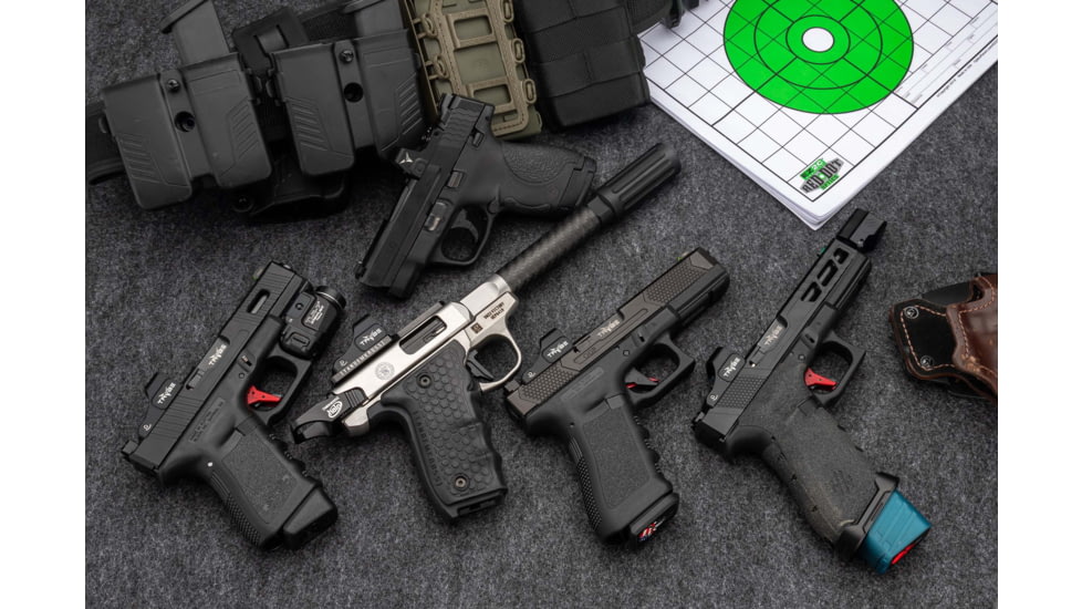 OpticsPlanet Exclusive EZ2C Targets Red Dot Optics Style 3, Green and Black Ink on High Quality White Paper, 25 Pack, EZ2CRD03