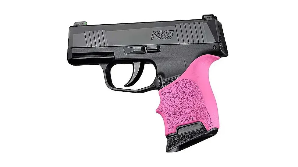 Hogue HandAll Beavertail Grip Sleeve, Sig Sauer P365, Pink, 18707
