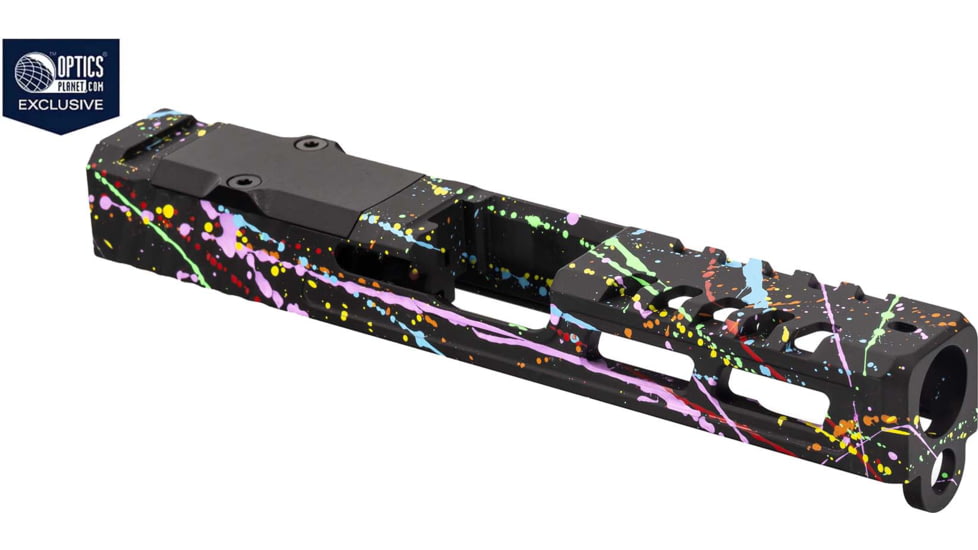 OpticsPlanet Exclusive Zaffiri Precision RTS Glock 19 Gen 3 ZPS.2 Slide RMR, Splatter Camo, ZPS.2.19.SPL