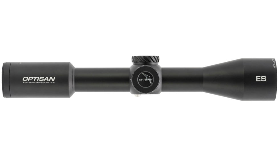 Optisan Precision Sports Optics ES 10X44imm Rifle Scope, 30mm, Second Focal Plan, Black, MRAD, Black, 4020