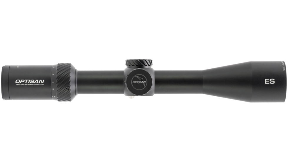 Optisan Precision Sports Optics ES 4-16X44imm Rifle Scope, 30mm, Second Focal Plane, Black, MRAD, Black, 4022