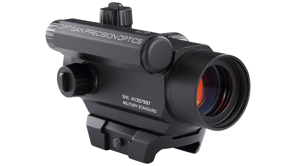 Optisan Precision Sports Optics RMX202 1x20mm Rifle Red Dot Sight, 2 MOA, Black, 37572