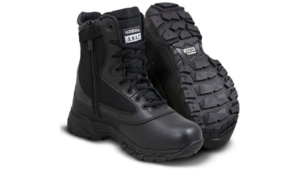 Original S.W.A.T. CHASE 9in WP SIDE-ZIP, Black, 4, 139601-4-R