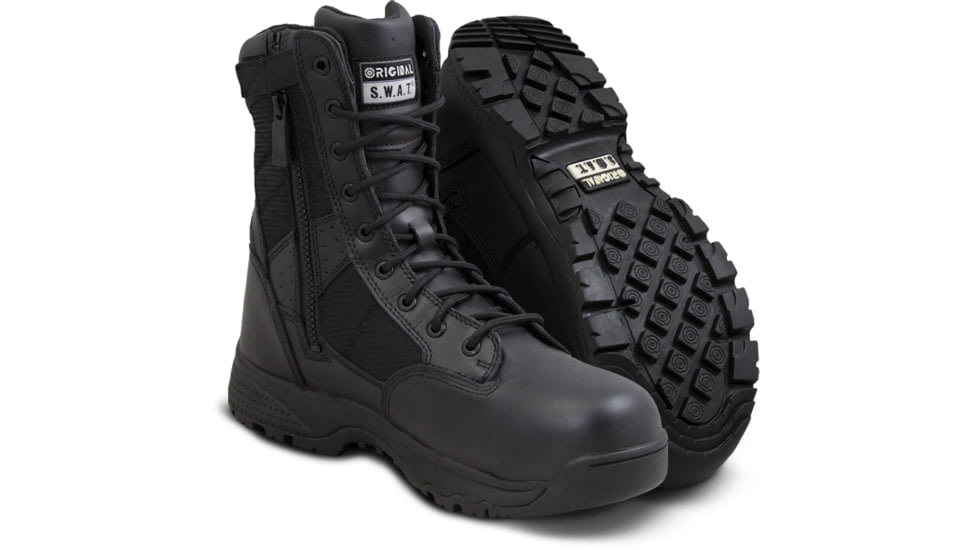 Original S.W.A.T. Classic 9in Waterproof Side Zip CST Boots, 5.5, Black, 129101-5.5-R