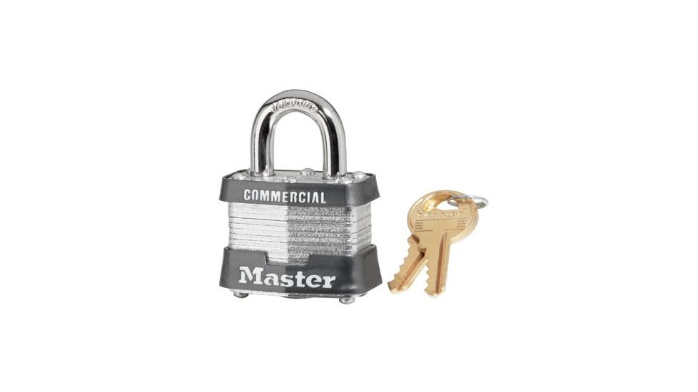 Master Lock 4 Pin Cylinder Pad Lockno. 3 K 3DLF, Unit PK