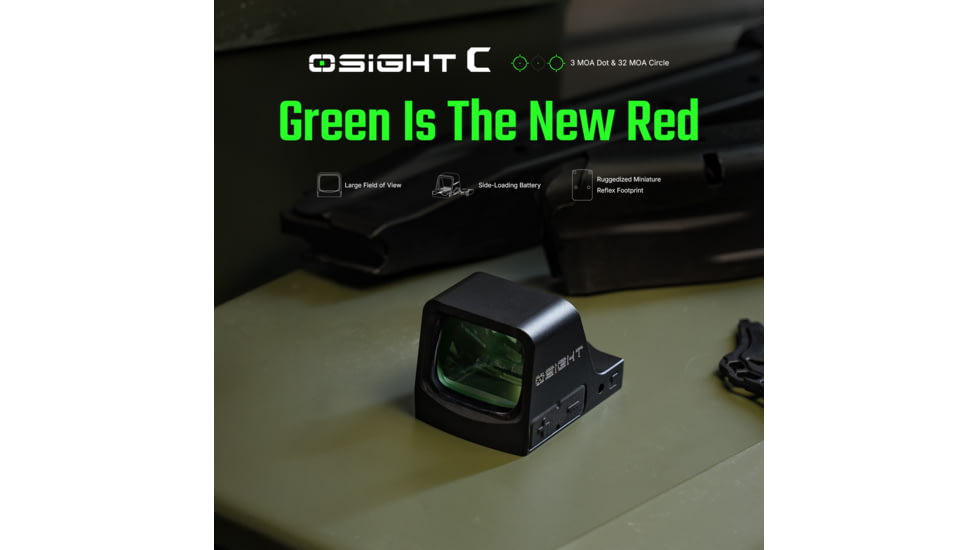 Osight C 3 MOA Reflex Red Dot Sight