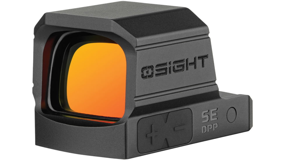 Osight SE DPP Enclosed Red Dot Sight with DPP Footprint and Side-Load CR1620 Battery, 2 MOA Dot &amp; 32 MOA Circle Multi-Reticle System, Black, DPP, OSIGHTSEDPP