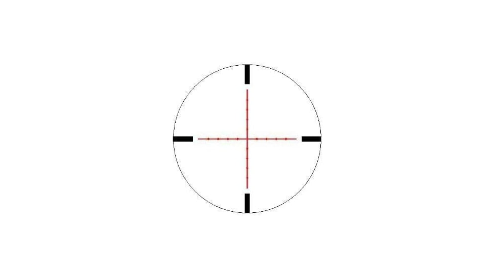 Osprey Global 10-40x50 Illuminated Tactical Rifle Scope, 30mm Tube, MilDot Reticle, Black, TA10-40x50MDG