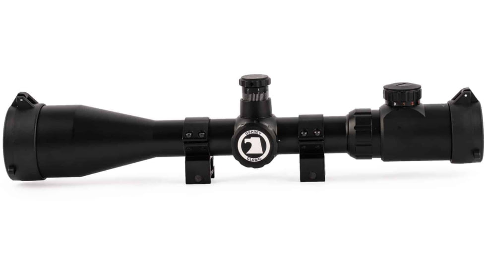 Osprey Global 4-16x50mm Illuminated Tactical Rifle Scope, 30mm Tube, Rangefinder Reticle, Black, TA4-16x50IRF