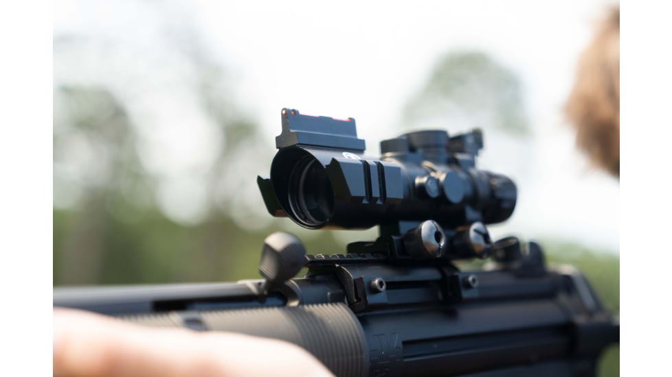 Osprey Global 4x32 MilDot Rifle Scope, 30mm Tube, MilDot Reticle, Black, 4x32MDG