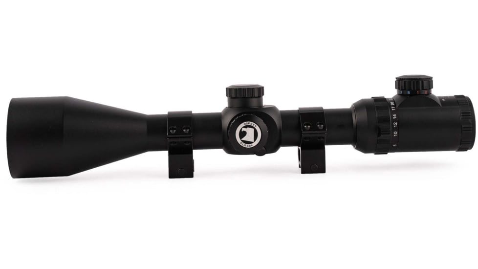 Osprey Global 5-30X56 Mil Dot Reticle Tactical Rifle Scope, 30mm Tube, Black, TA5-30X56MDG