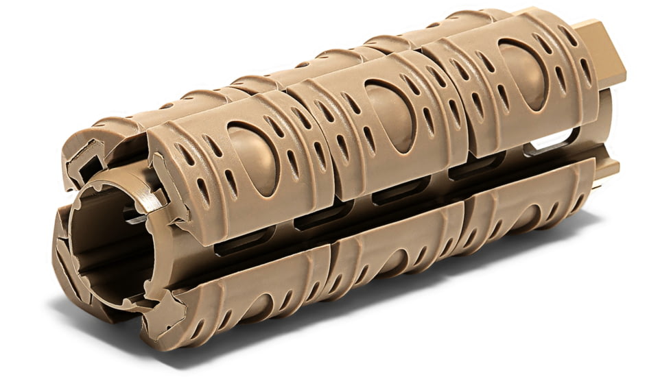Osprey Global AR-15, M4, M16 Carbine Length Quad Rail AK Handguard, 7in, Tan, QR-OSP-TAN