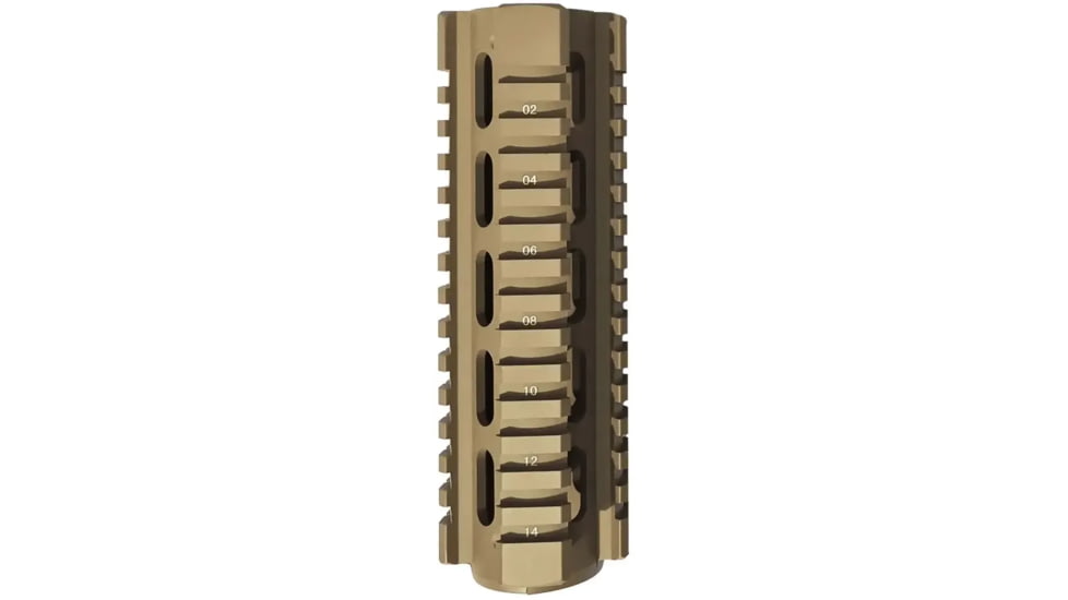 Osprey Global AR-15, M4, M16 Carbine Length Quad Rail AK Handguard, 7in, Tan, QR-OSP-TAN