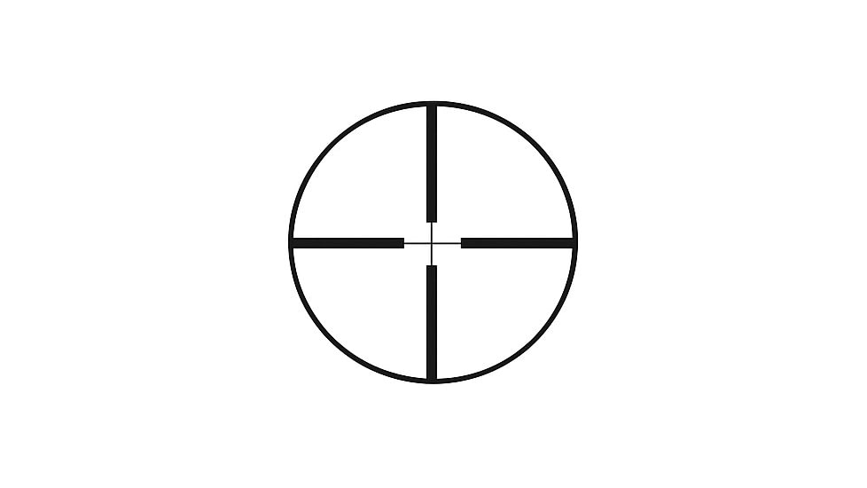 Osprey Global Standard 2.5x20mm LPVO 1in Tube Rifle Scope, Second Focal Plane, Duplex Reticle, Black, SD2.5X20DP