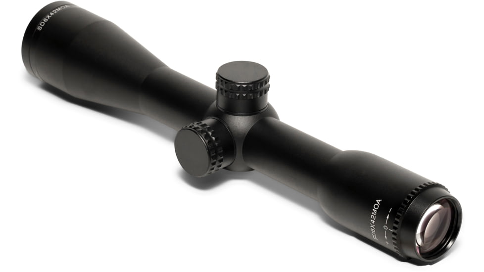 Osprey Global Standard 6x42mm LPVO 30mm Tube Rifle Scope, Second Focal Plane, MOA Reticle, Black, SD6X42MOA