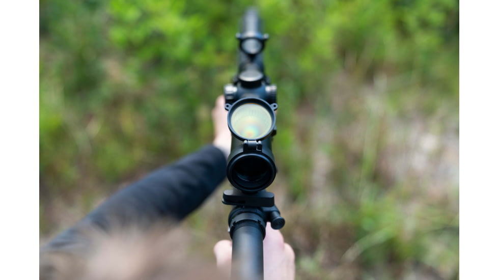 Osprey Global Tactical 1-4x24 LPVO Rifle Scope, 30mm Tube, MilDot Reticle, Black, 1-4X24MDG