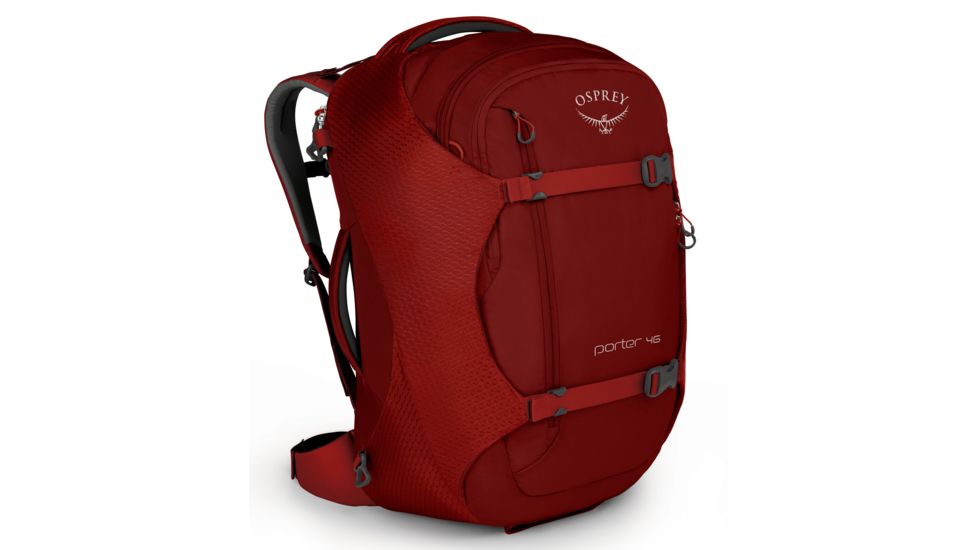 Osprey Porter 46 Gear Hauler Backpack, Diablo Red, O/S, 10001114