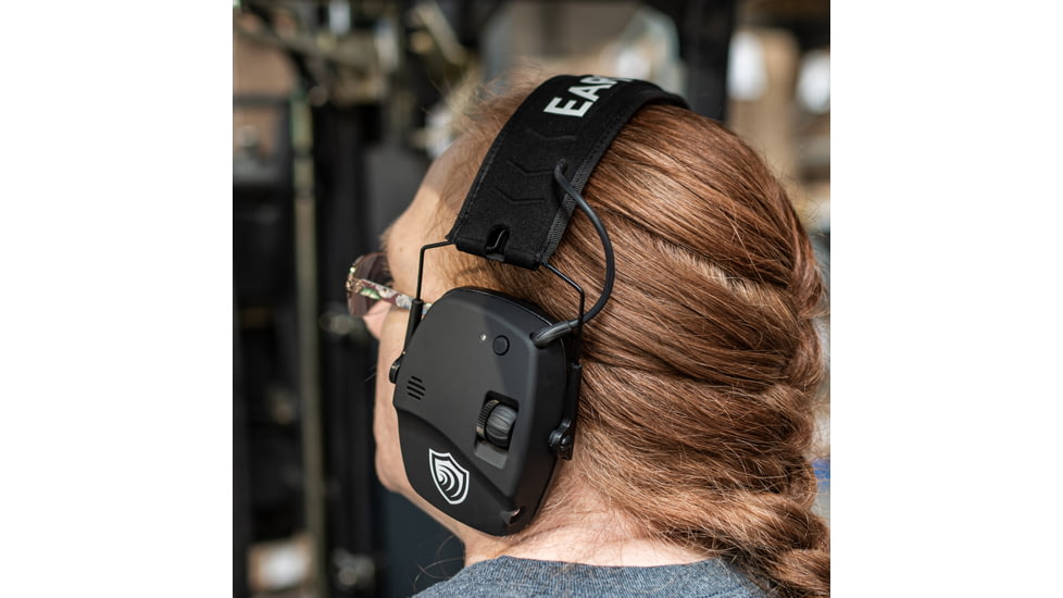 Otis Technology EarShield Ranger Bluetooth Earmuffs, 22dB, Black, 22dB NRR, FG-ES22B-BK