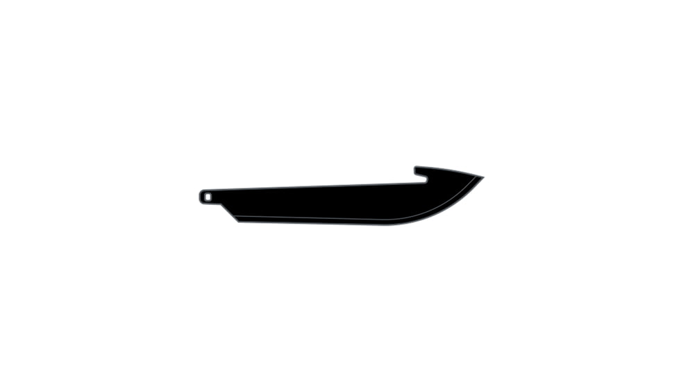 Outdoor Edge Cutlery 6-Pack 3.5in Replacement Blade Combo, Drop Point, 6 Plain, Black, RR35K6C