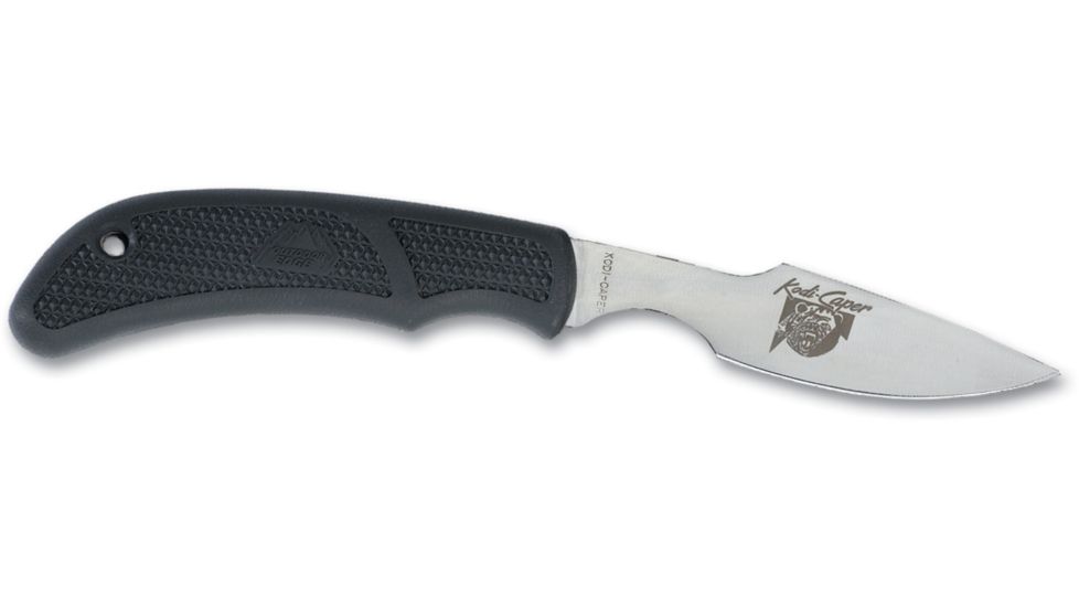 Outdoor Edge Cutlery Kodi-Caper Knife w/ Black Nylon Sheath, Black, One size KC-1N