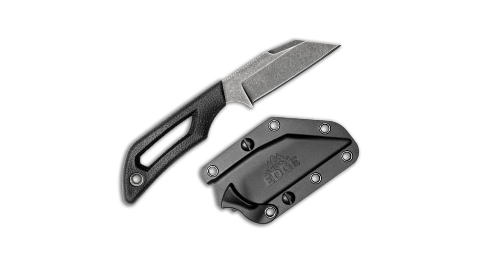 Outdoor Edge Cutlery Outdoor Edge Pivot 2.6 Fixed Wharncliffe Blk/ss W/sheath