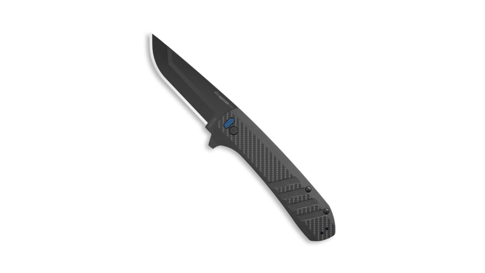 Outdoor Edge Cutlery Razor VX4 Folding Knife, 3in, Black Japanese 420J2 Stainless Blade, 3K Carbon Fiber G10 Handle, VX430AC